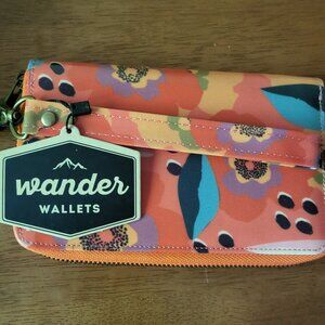 Wander Wallet Zip Around Wristlet